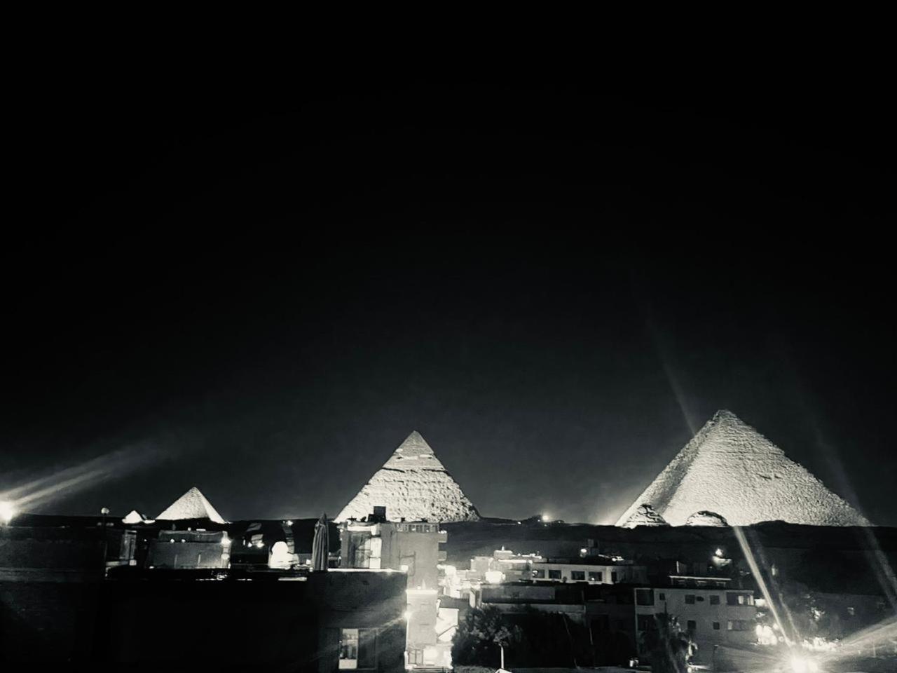 The Pyramids Gate Inn Kafret el-Gabal Eksteriør bilde